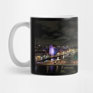 River Tyne at Night Mug